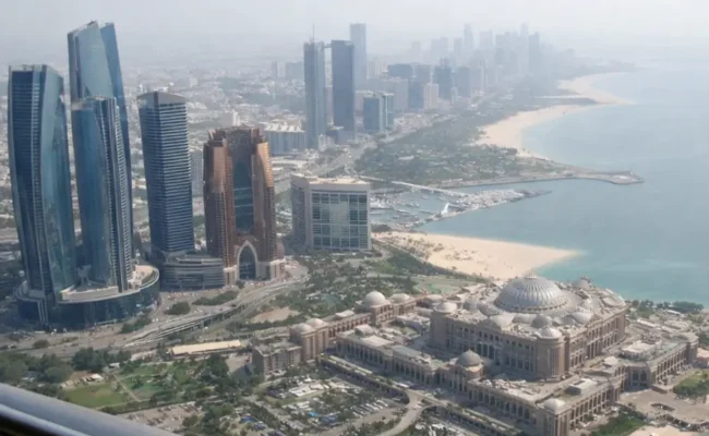 Abu Dhabi skyline from Observation Deck
