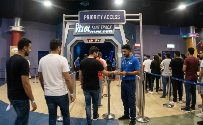 IMG Worlds of Adventure fast track ride entry experience