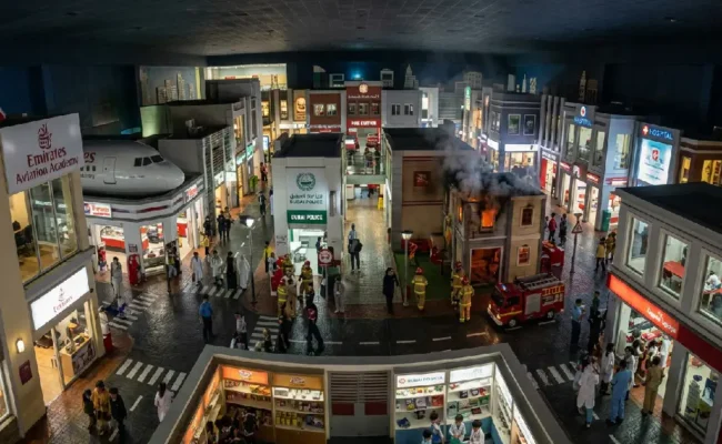 KidZania Dubai overview from upper level