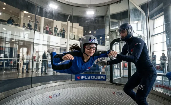 iFLY Dubai first time indoor skydiving experience